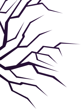 Top left leaf decoration