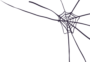 Top right leaf decoration